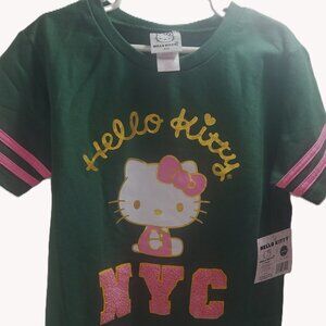Hello Kitty T Green Shirt